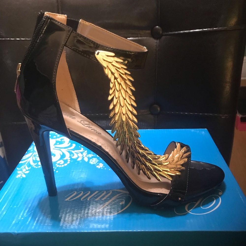 Faux leather springland leather shoe